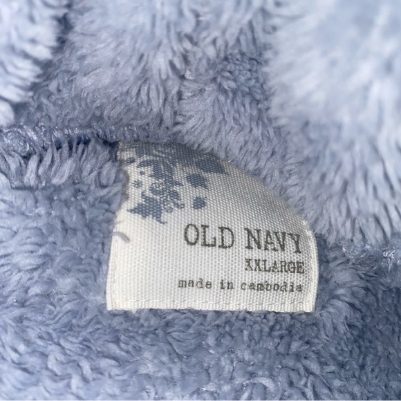 Old Navy fuzzy sherpa fleece pullover sweatshirt w/ a cowl neck.SZ XXL - Picture 2 of 4